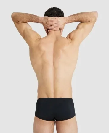 Плавки боксери для чоловіків Arena TEAM SWIM LOW WAIST SHORT SOLI Чорні 004775 550 Оригінал 90