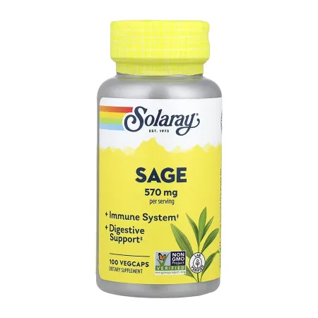 Organically Grown Sage Leaf 570 мг - 100 капсул