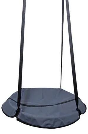 Гойдалка підвісна для дітей та дорослих, гніздо лелека Grey (сірий)