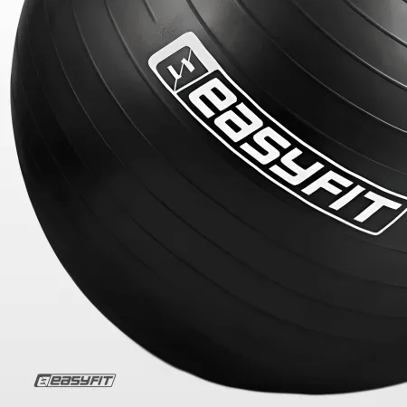 М’яч для фітнесу EasyFit BalanceBall 85 см чорний