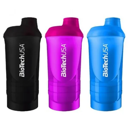 Shaker Wave - 600 мл плюс 250 мл плюс 100 мл чорний димлений