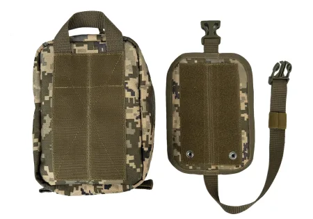 First Aid Pouch Quick Release Tactical MOLLE Pixel ZSU MM-14 for Body Armor, Load Bearing Vest or Belt