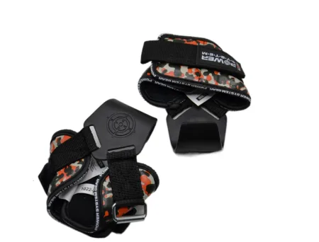 Гаки для тяги на зап'ястя Power System PS-3370 Hooks Camo Black/Red - L
