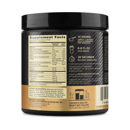 Gold Standard Pre-Workout - 300 г фруктовий пунш