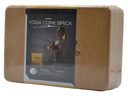 Yoga Block PowerPlay PP_4006 Cork Yoga Block (1 pc.)