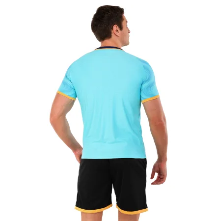 Форма футбольна комплект LIDONG бірюзово-чорний 4XS-2XL S