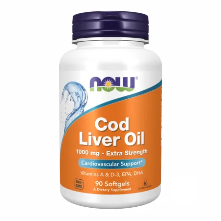 Cod Liver Oil 1000 мг - 90 софтгель