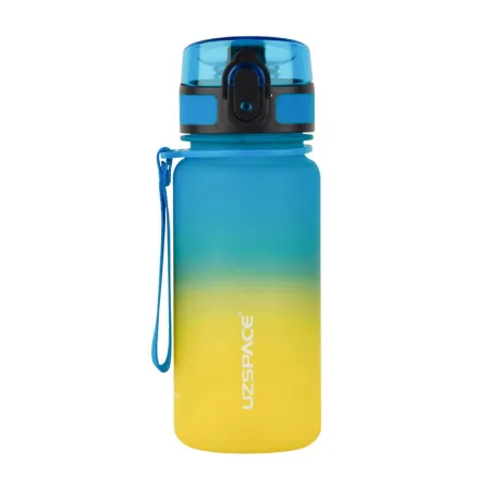 Uzspace Frosted Gradient Waterbottle 3034 - 350 мл синій/жовтий