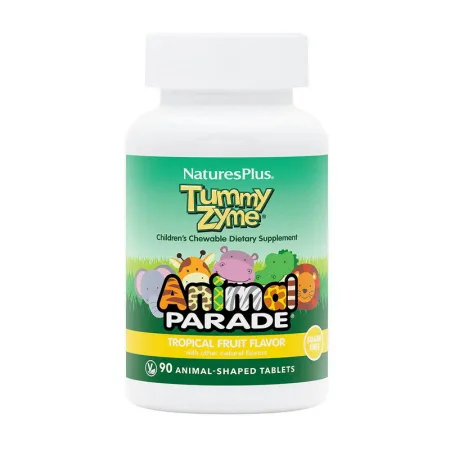 Animal Parade Tummy Zyme - 90 таблеток у формі тварин тропічний фрукт