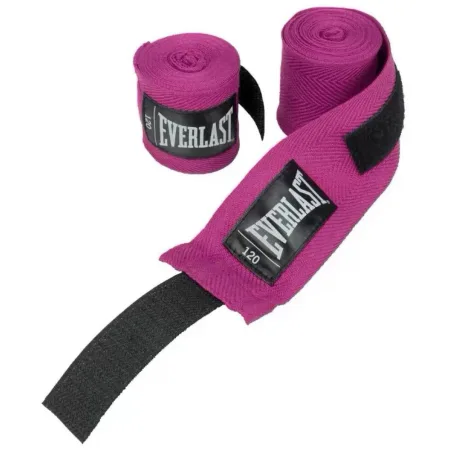 Бинти боксерські Everlast CORE HANDWRAPS 120X2 рожевий універсальні 120 дюймів (304,8 см) (оригінал) P00003248