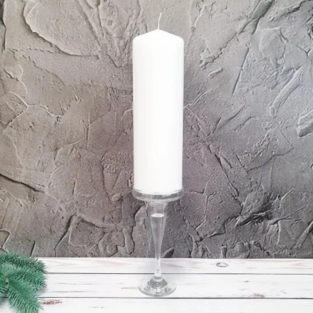 Свічка парафінова циліндрична біла sw60/150