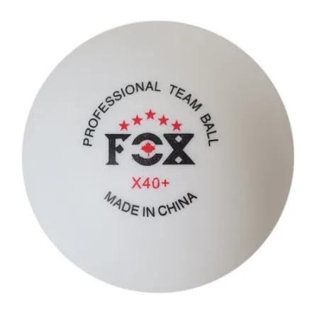 Кулі для настільного тенісу FOX 5* 3 шт білий