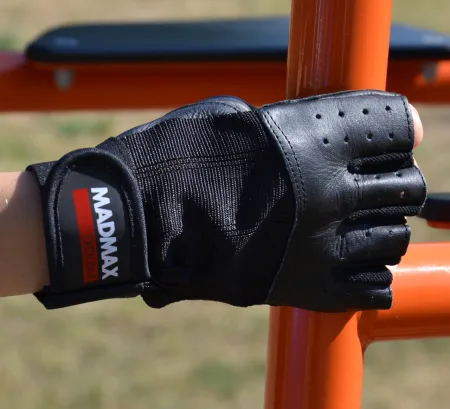 Рукавички для фітнесу MadMax MFG-248 Clasic Exclusive Black S