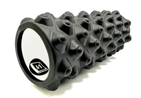 Масажний ролик EasyFit Grid Roller Extreme 33 см чорний