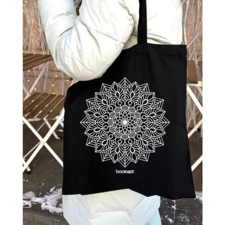 Екошопер BookOpt BK4039 орнамент чорний