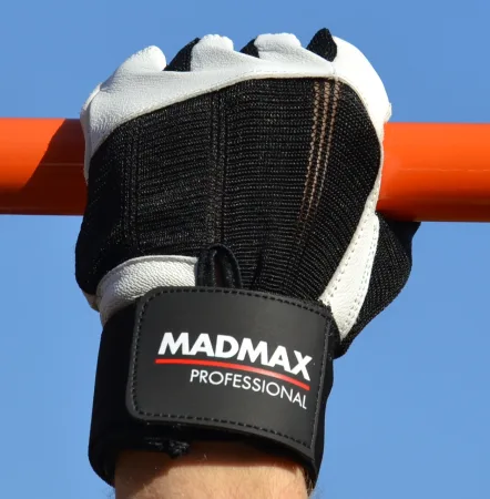 Рукавички для фітнесу MadMax MFG-269 Professional White M