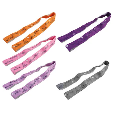 Стрічка для розтяжки еластичний еспандер Сірий