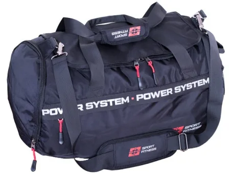 Сумка спортивна Power System PS-7012 Gym Bag-Dynamic Black/Red (38 л)