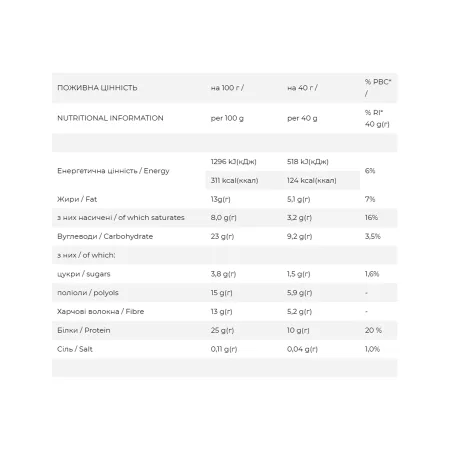 Show box Choco Cookie 25% - 12x40 г журавлина вишня