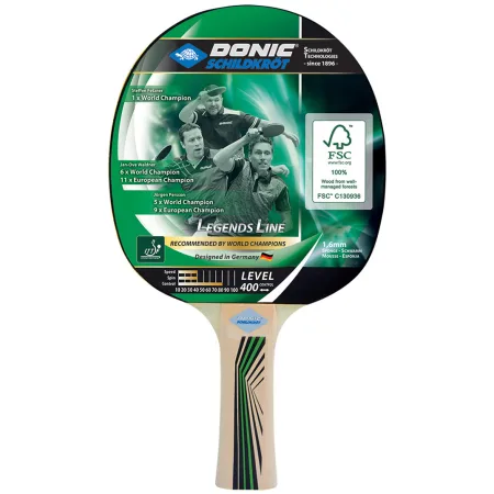 Ракетка для настільного тенісу Donic-Schildkrot Legends 400 FSC (оригінал)