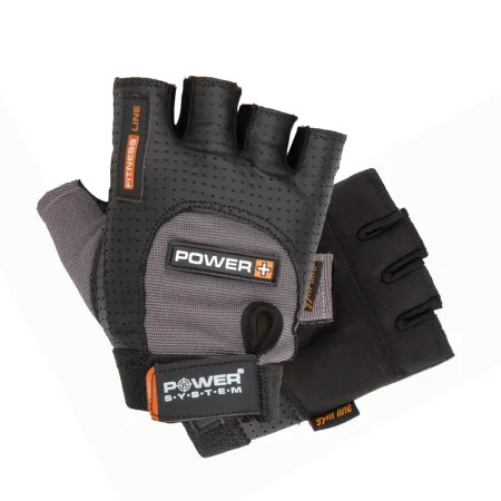 Рукавички для фітнесу Power System PS-2500 Power Plus Black/Grey - M