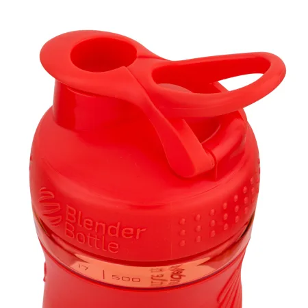 Шейкер спортивний пляшка BlenderBottle SportMixer Flip 590 мл кораловий