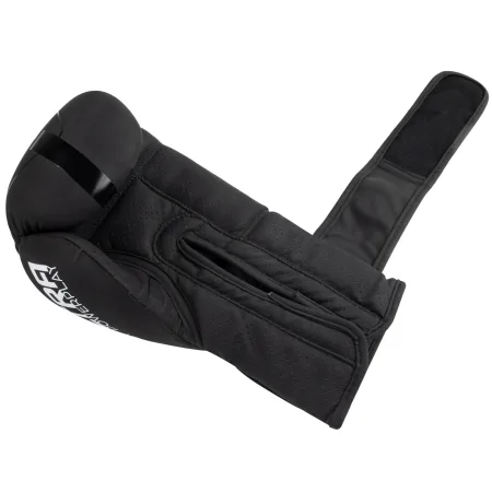 Боксерські рукавиці PowerPlay 3024 Ultra Mat чорно-білі 8 унцій