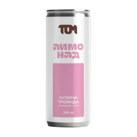 Лимонад - 330 мл бузина троянда