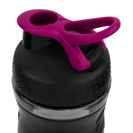 Шейкер спортивний пляшка BlenderBottle SportMixer Flip 820 мл чорний/Pink