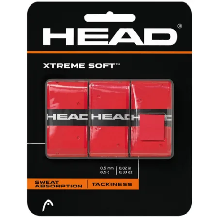 Намотки HEAD Xtremesoft Grip Overwrap 285-104 red (3 шт) (оригінал)