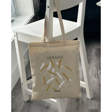 Екошопер BookOpt BK4007 Ukraine колоски бежевий