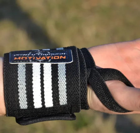 Кистьові бинти Power System PS-3500 Wrist Wraps Grey/чорний
