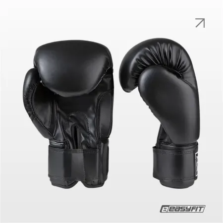 Боксерські рукавички Everlast 16 унцій чорні