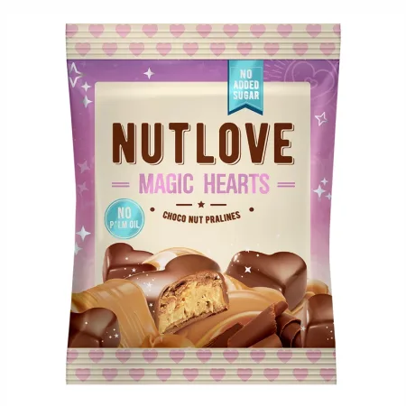 Nut Love Magic Hearts - 100 г шоколадні горіхові пралине