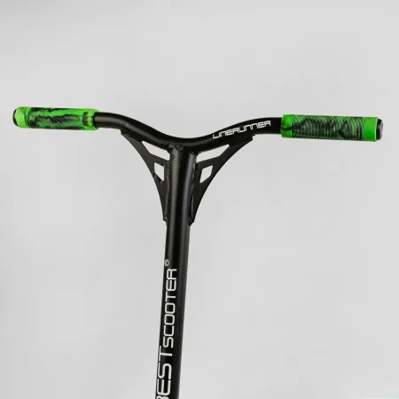 Самокат трюковий Best Scooter, HIC-система, d=110 мм - чорний/зелений