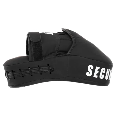 Лапа Вигнута для боксу та єдиноборств HARD TOUCH 19x5x25 см 2 шт - 23 см - Чорний, Жовтий