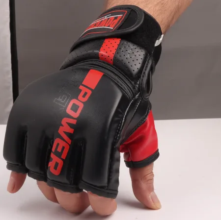 Рукавиці для MMA PowerPlay 3093 чорні - M