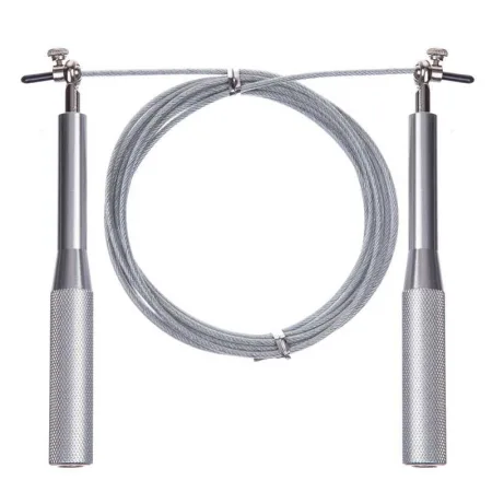 Скакалка швидкісна для кросфіту зі сталевим тросом фіолетовий - 300 см