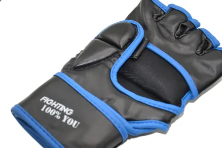 Рукавиці для MMA PowerPlay 3058 Чорно Сині - XL