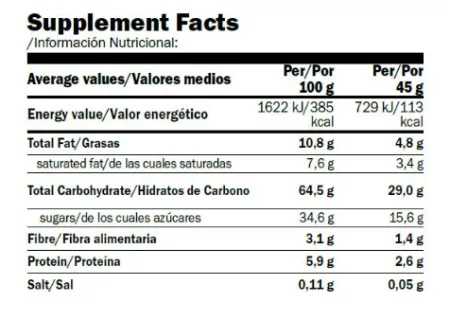 Sport Power Energi Snack Bar - 20x45 г свіжий лимон і лайм