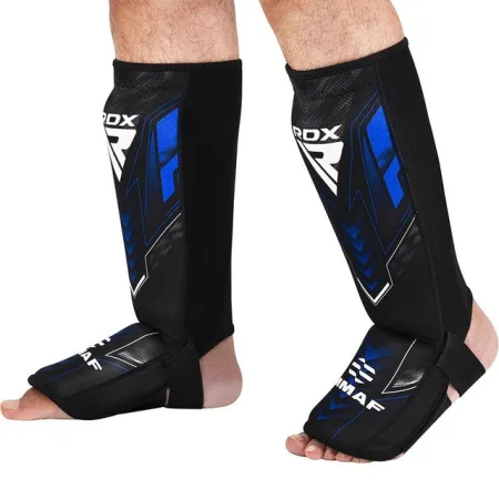 Захист для гомілок та стоп RDX NEOPRENE SHIN INSTEP IMMAF-1-BLUE-XL