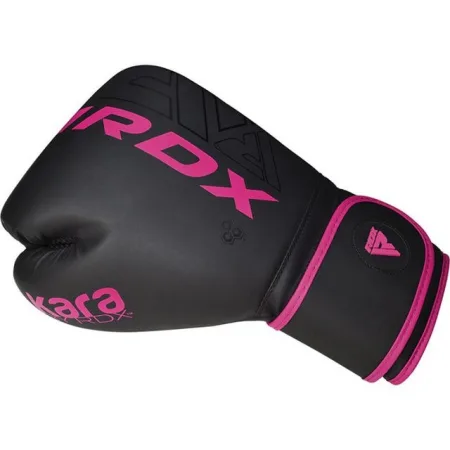 Боксерські рукавиці RDX F6 MATTE PINK-10 унцій (капа в комплекті)