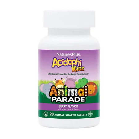 Animal Parade Acidophi Kidz - 90 animal-shaped таблеток, ягода
