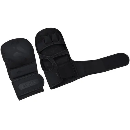Рукавиці для ММА (Греплінгові рукавички) RDX T15 Noir Inner Matte Black XL