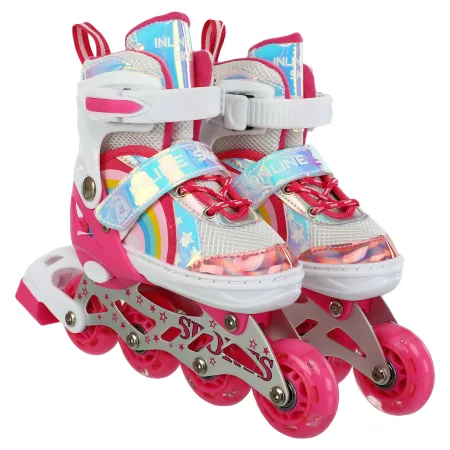 Ролики Best Roller розмір 29-33 рожево-білий 75504-S