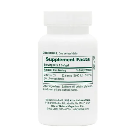 Vitamin D3 2500 IU - 90 софтгель