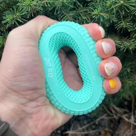 Еспандер кистьовий силіконовий PowerPlay PP-4333 Hand Grip Medium 20 кг. зелений