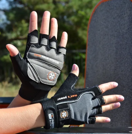 Рукавички для фітнесу Power System PS-2580 Man’s Power Black/Grey - S