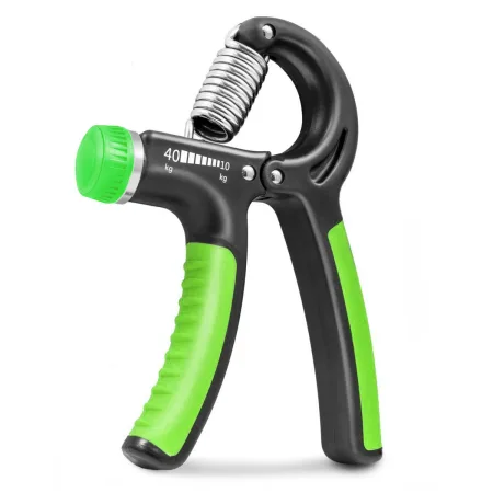 Еспандер кистьовий PowerPlay PP-4323 з регульованим навантаженням 10-40 кг. Strength Grip Чорно-зелений