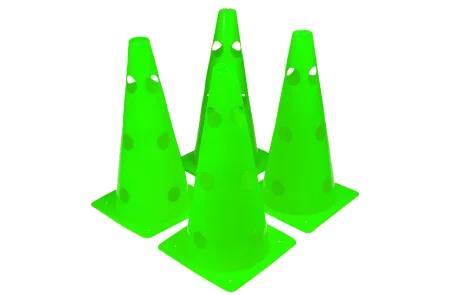 EasyFit Sports Cones 31 cm (Set of 4) Green